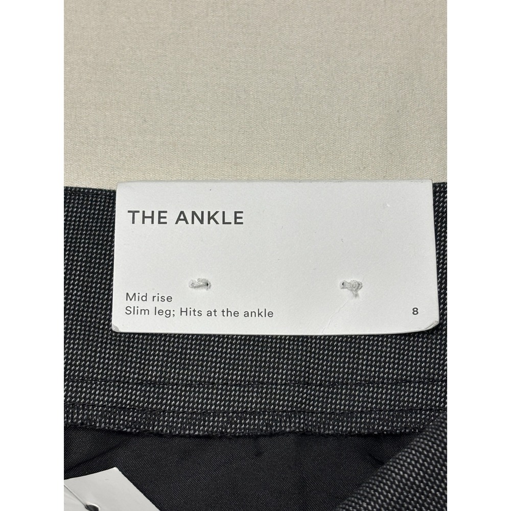NWT Ann Taylor Factory Gray The Ankle Slim Leg Mid Rise Dress Womens 8 W34 L28 - Picture 5 of 14